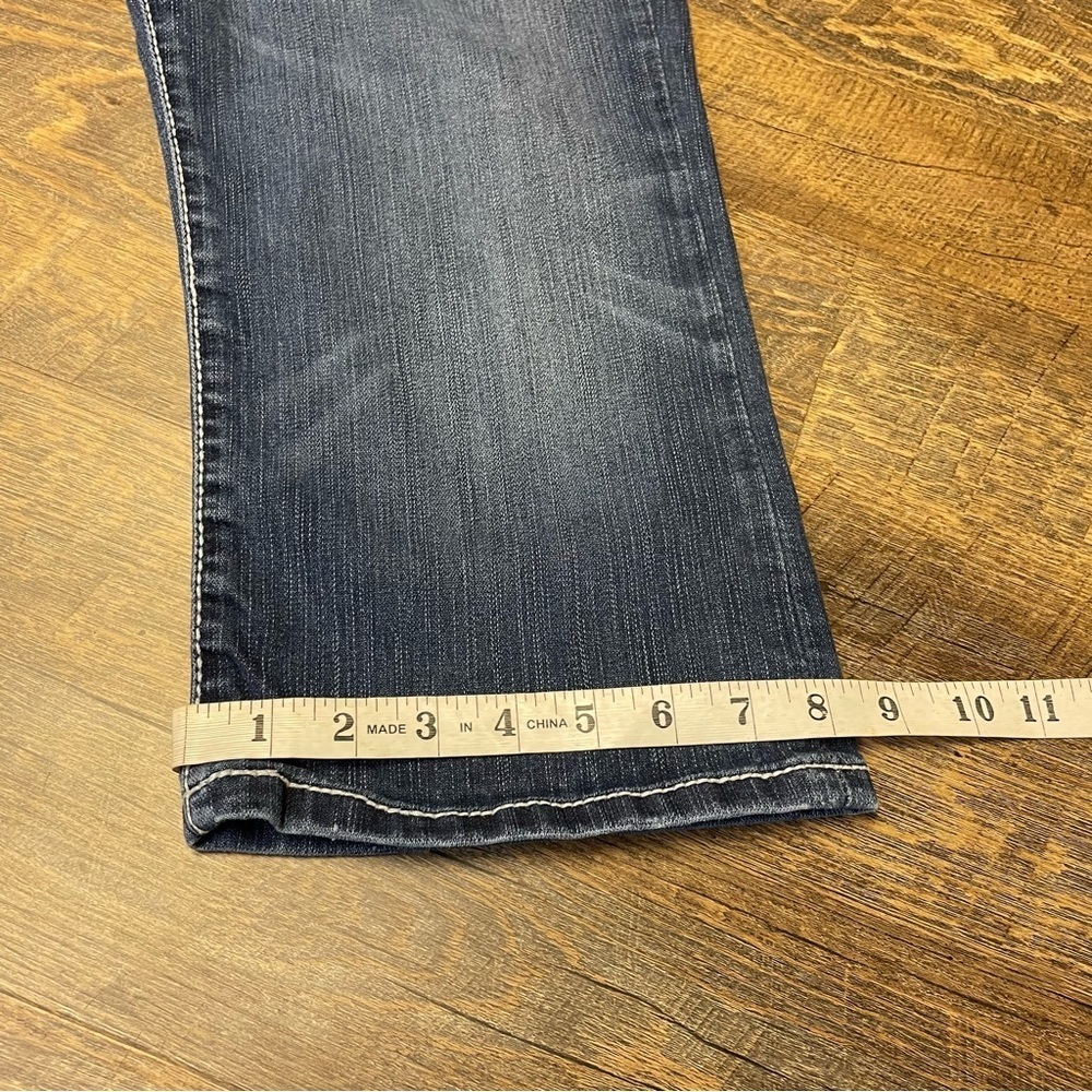 BKE Buckle Drew Denim Capri Jeans Stretch Womens 29 Contrast Stitch Western - Picture 5 of 12